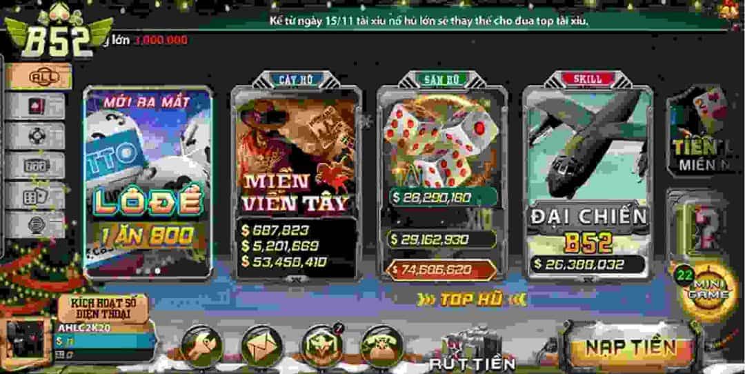 Giới thiệu chung về Slots game đổi thưởng B52