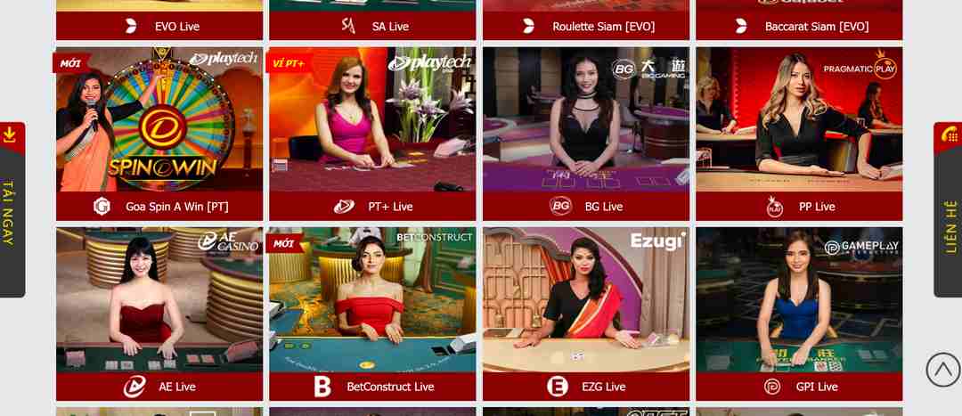Casino online Dafabet thu hút bởi sự hiện diện của Dealer xinh đẹp